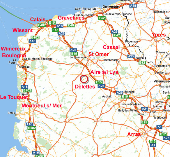 map of France