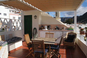 The Captain's House: roof terrace