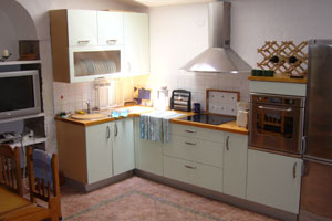The Captain's Apartment: kitchen/dining & sitting room