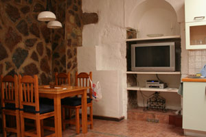 The Captain's Apartment: kitchen/dining & sitting room