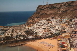 Puerto de Mogan marina and old village